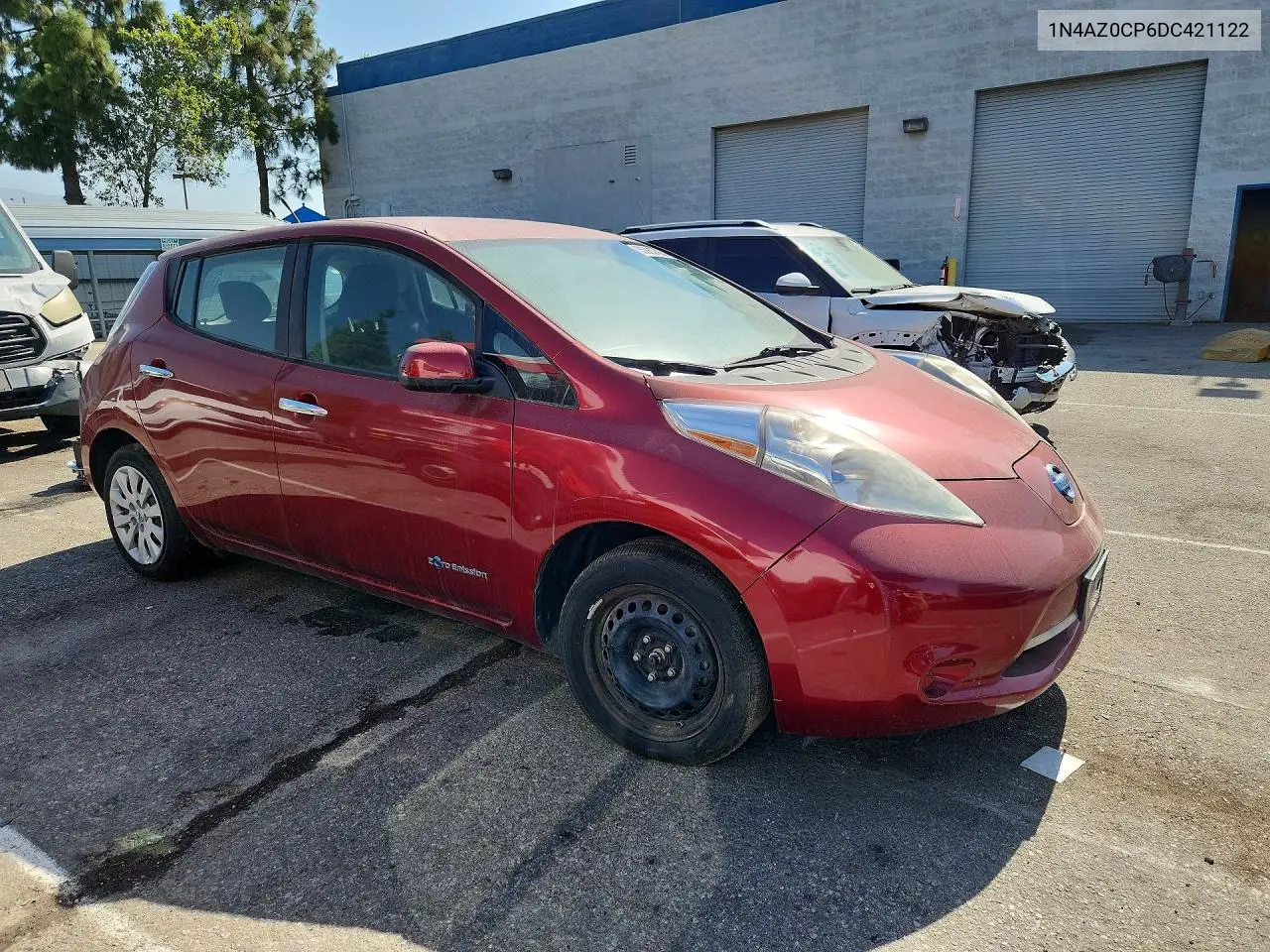 2013 Nissan Leaf S VIN: 1N4AZ0CP6DC421122 Lot: 55083786