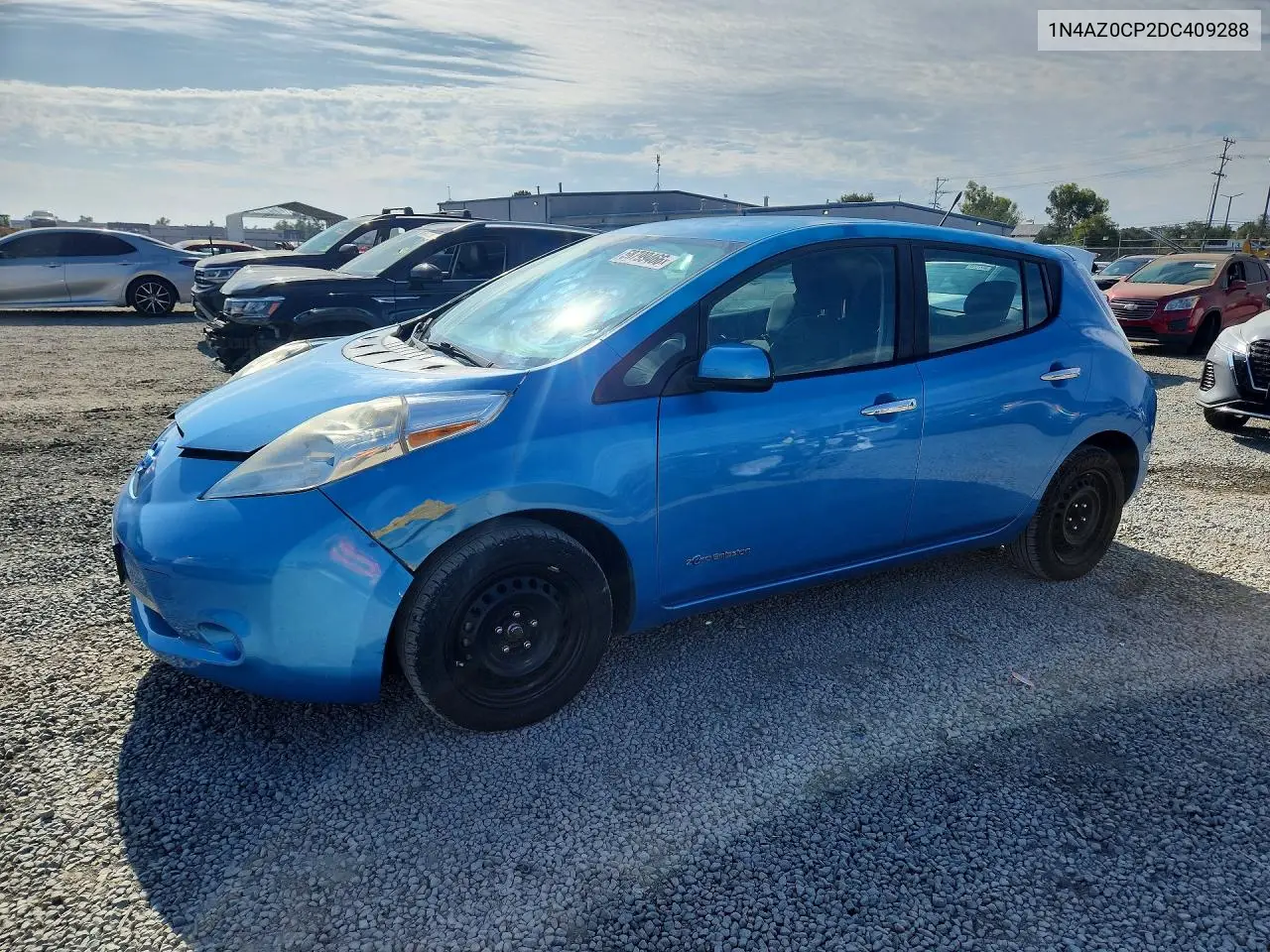 2013 Nissan Leaf S VIN: 1N4AZ0CP2DC409288 Lot: 58799466