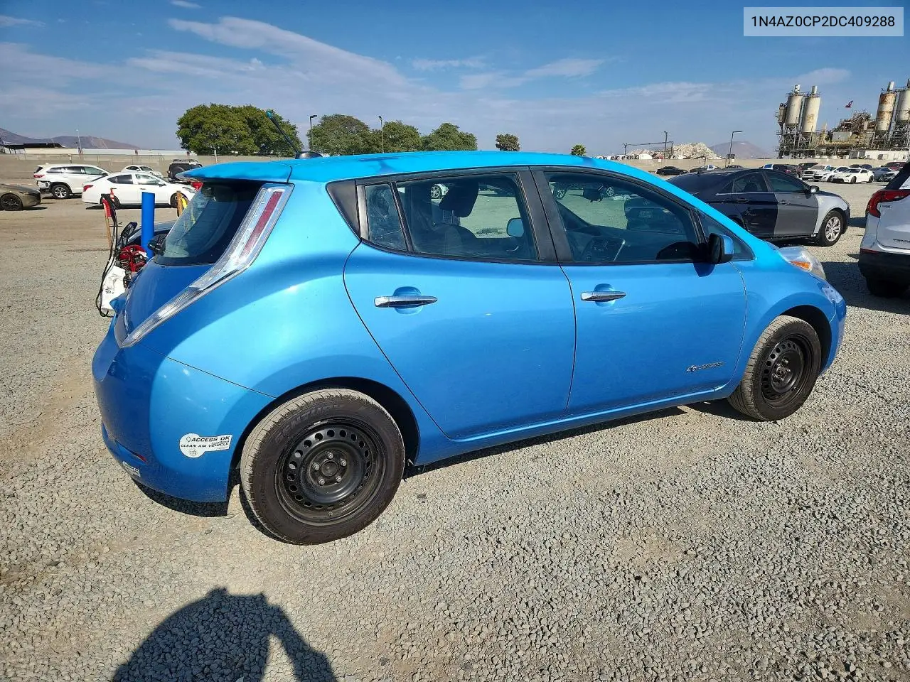 2013 Nissan Leaf S VIN: 1N4AZ0CP2DC409288 Lot: 58799466