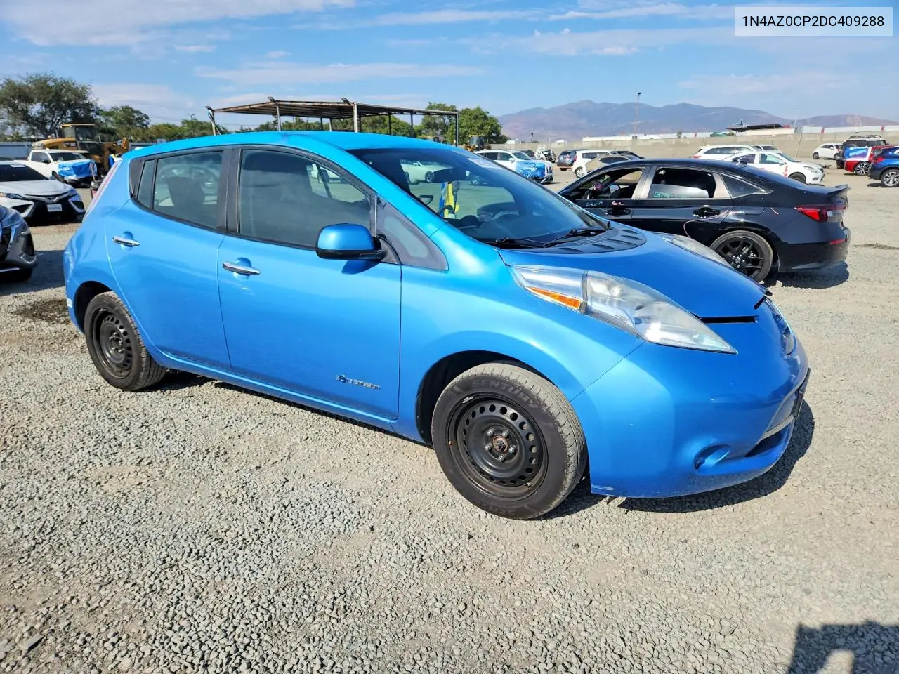 2013 Nissan Leaf S VIN: 1N4AZ0CP2DC409288 Lot: 58799466