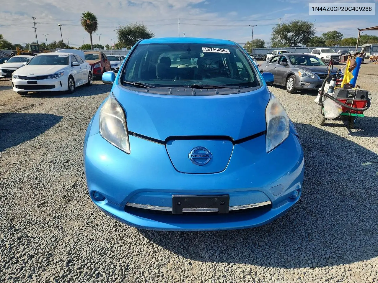 2013 Nissan Leaf S VIN: 1N4AZ0CP2DC409288 Lot: 58799466