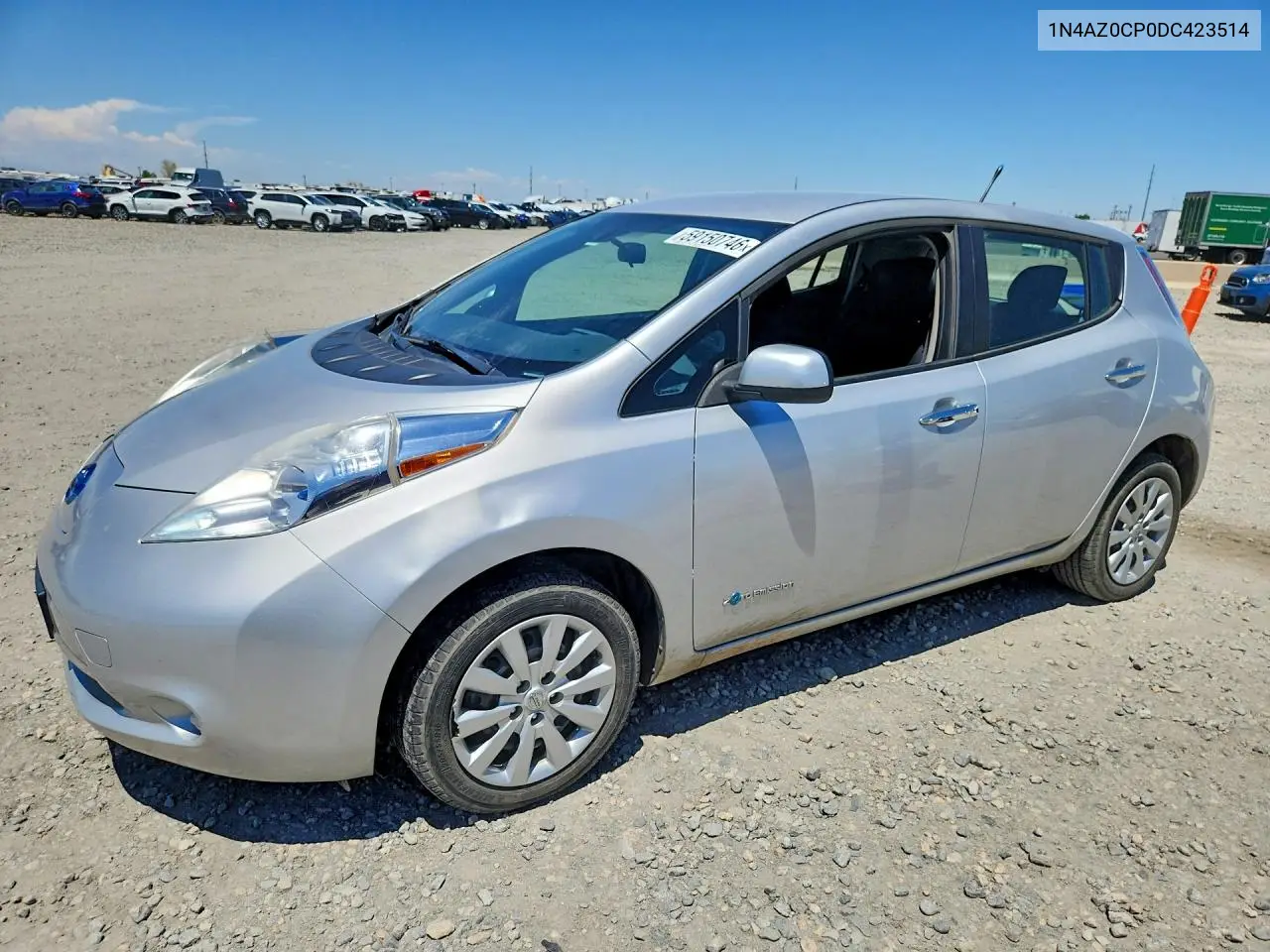 2013 Nissan Leaf S VIN: 1N4AZ0CP0DC423514 Lot: 59150746