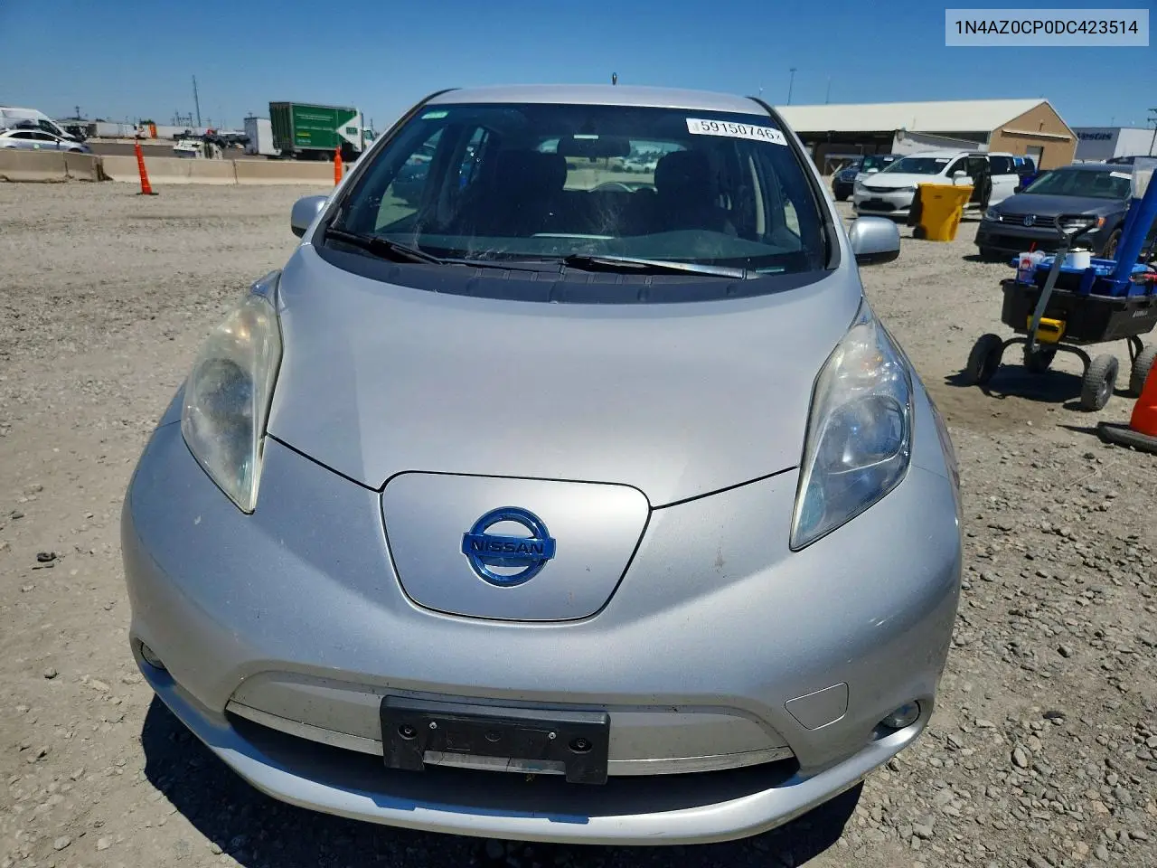 2013 Nissan Leaf S VIN: 1N4AZ0CP0DC423514 Lot: 59150746