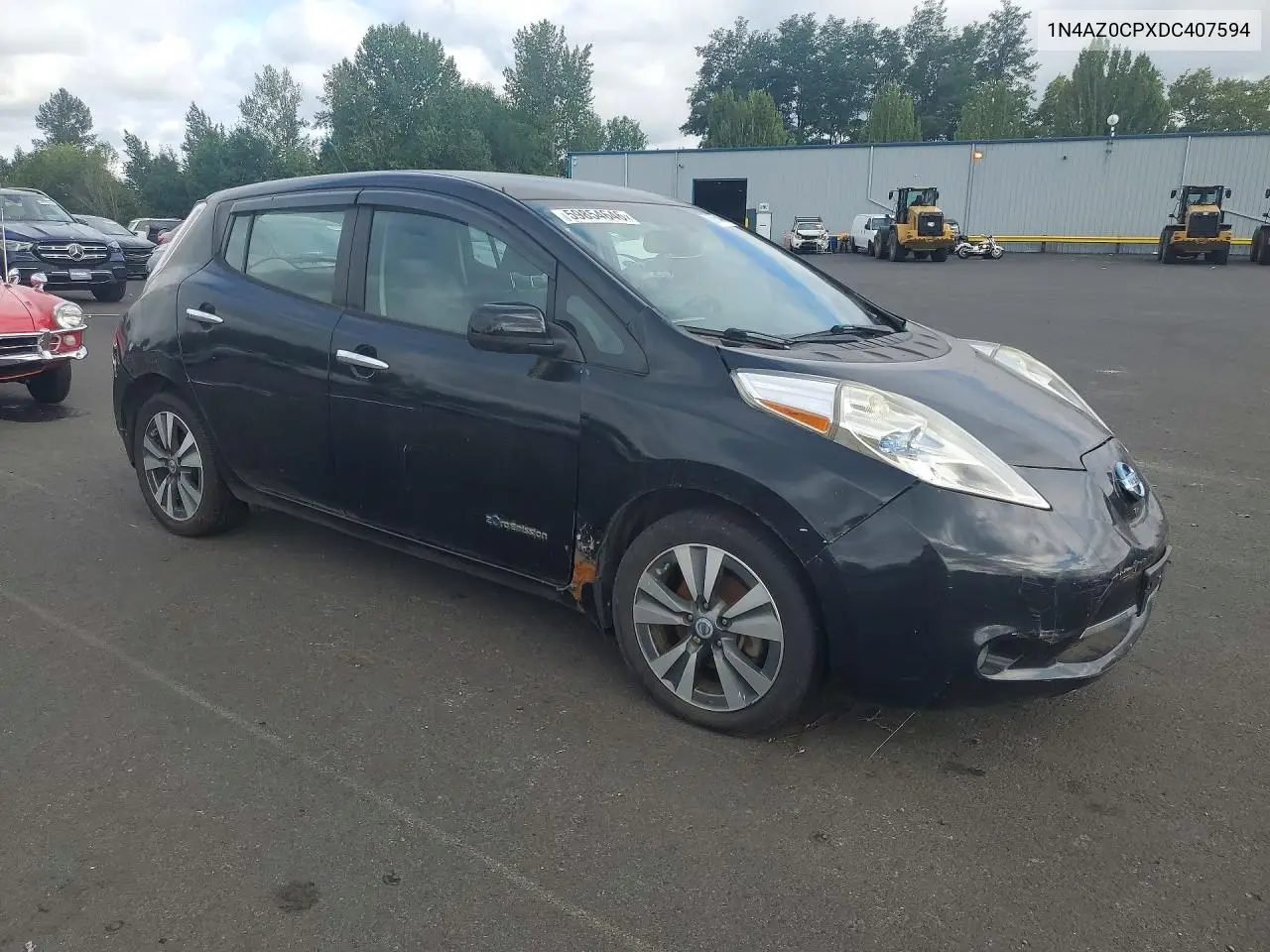 2013 Nissan Leaf S VIN: 1N4AZ0CPXDC407594 Lot: 59854646