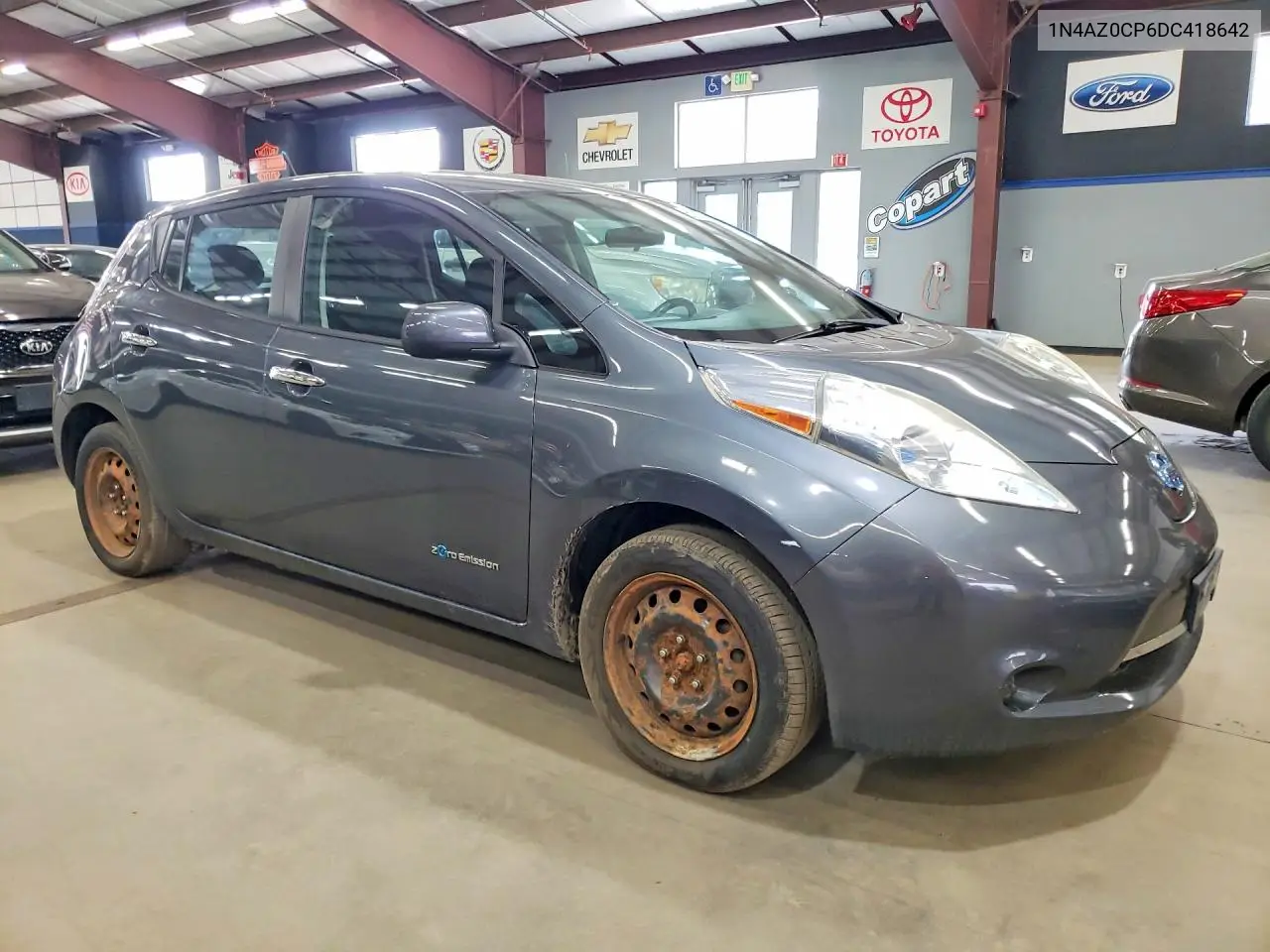 2013 Nissan Leaf S VIN: 1N4AZ0CP6DC418642 Lot: 61365606