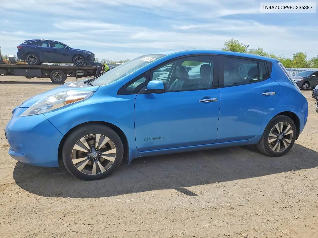 2014 Nissan Leaf S 5Dr VIN: 1N4AZ0CP9EC336387 Lot: 52515856