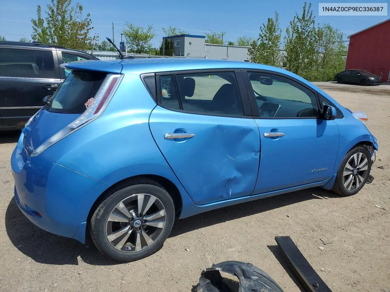 2014 Nissan Leaf S 5Dr VIN: 1N4AZ0CP9EC336387 Lot: 52515856