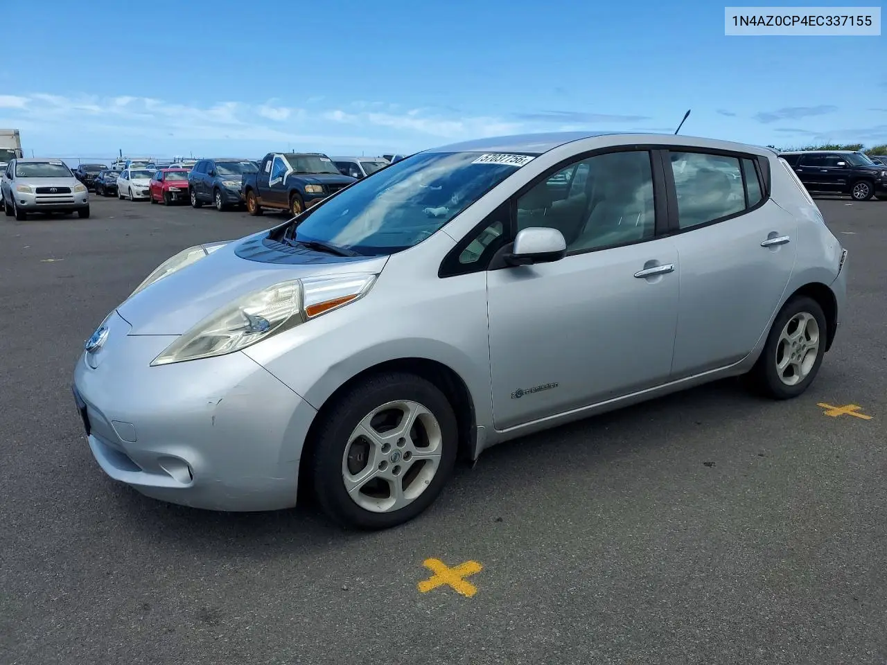 2014 Nissan Leaf Sv VIN: 1N4AZ0CP4EC337155 Lot: 57037756