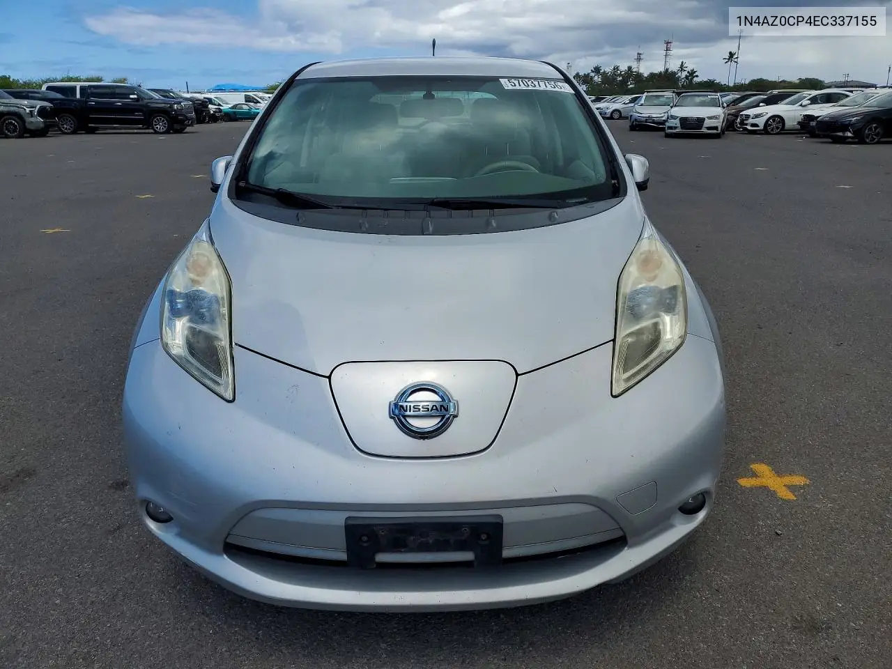 2014 Nissan Leaf Sv VIN: 1N4AZ0CP4EC337155 Lot: 57037756