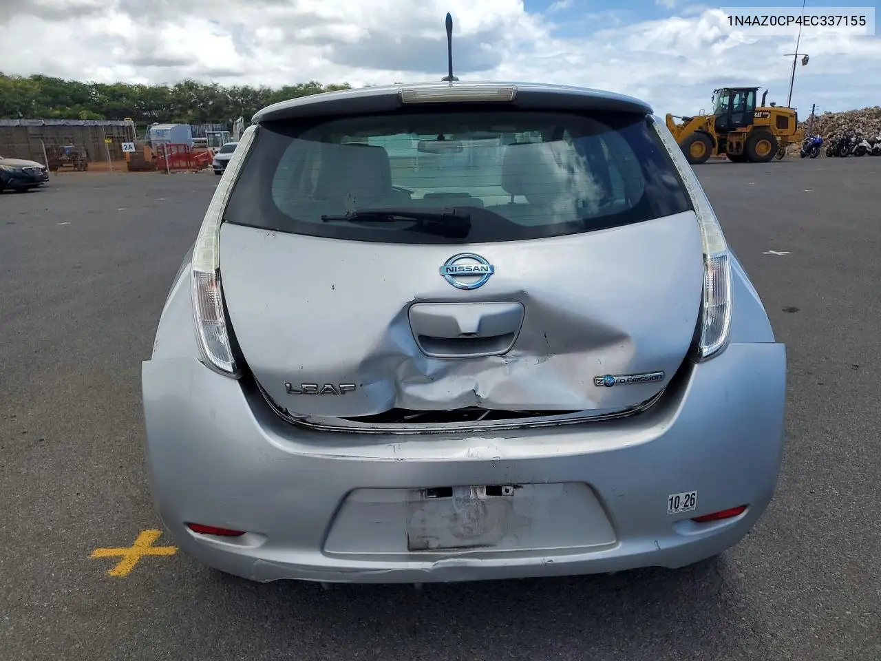 2014 Nissan Leaf Sv VIN: 1N4AZ0CP4EC337155 Lot: 57037756