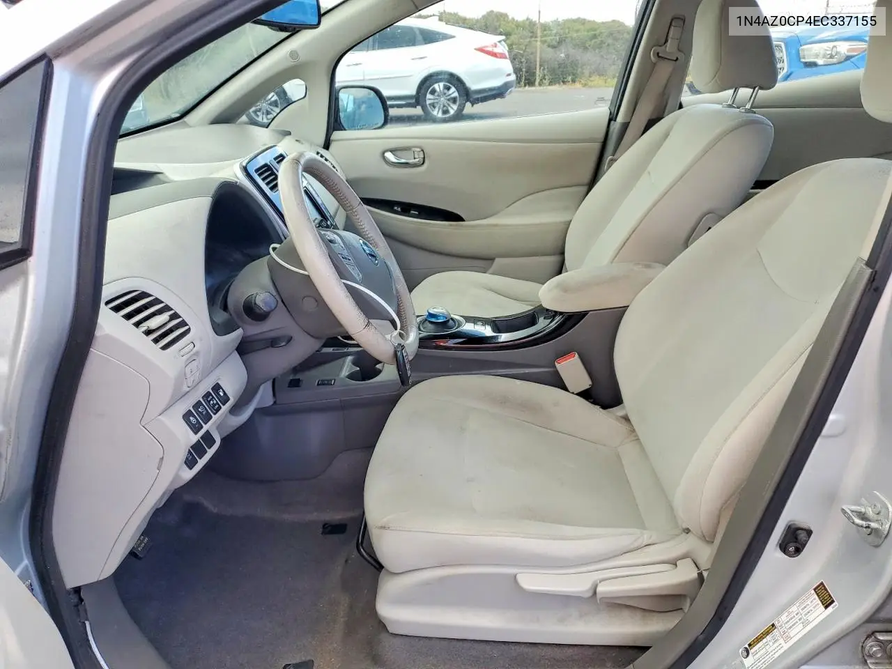 2014 Nissan Leaf Sv VIN: 1N4AZ0CP4EC337155 Lot: 57037756