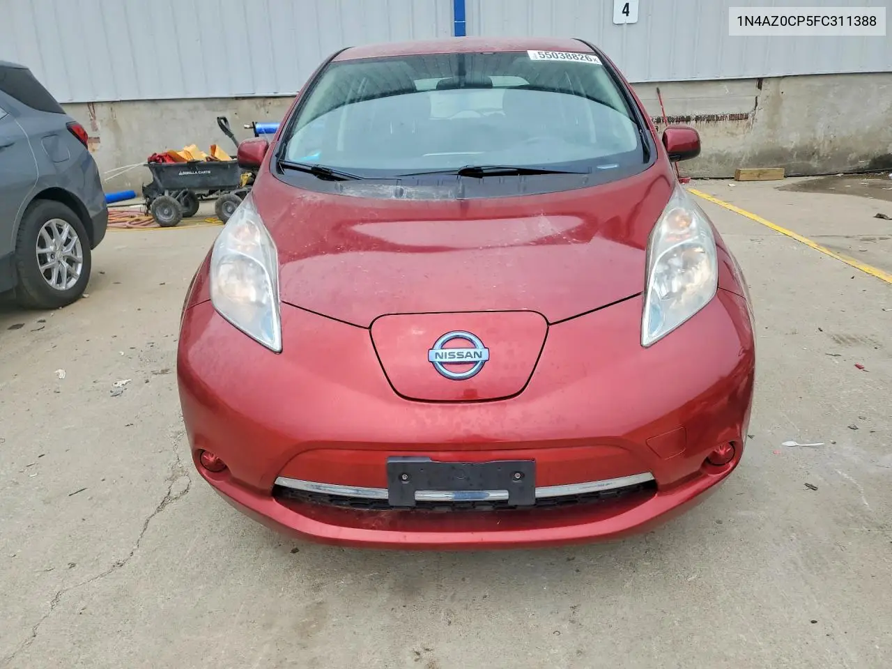 2015 Nissan Leaf S VIN: 1N4AZ0CP5FC311388 Lot: 55038826
