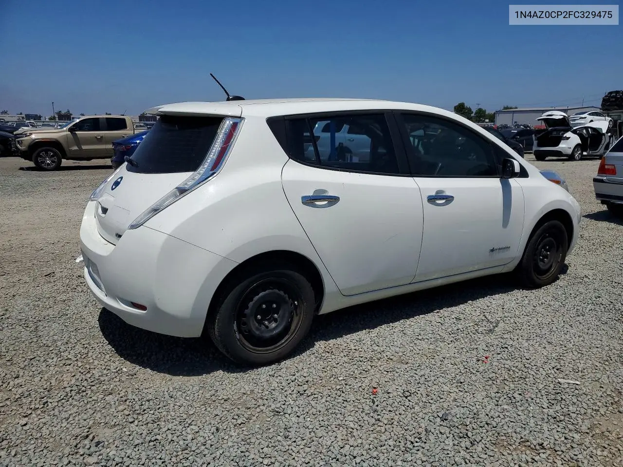 2015 Nissan Leaf S VIN: 1N4AZ0CP2FC329475 Lot: 55456306