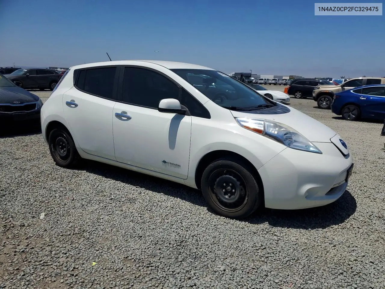 2015 Nissan Leaf S VIN: 1N4AZ0CP2FC329475 Lot: 55456306