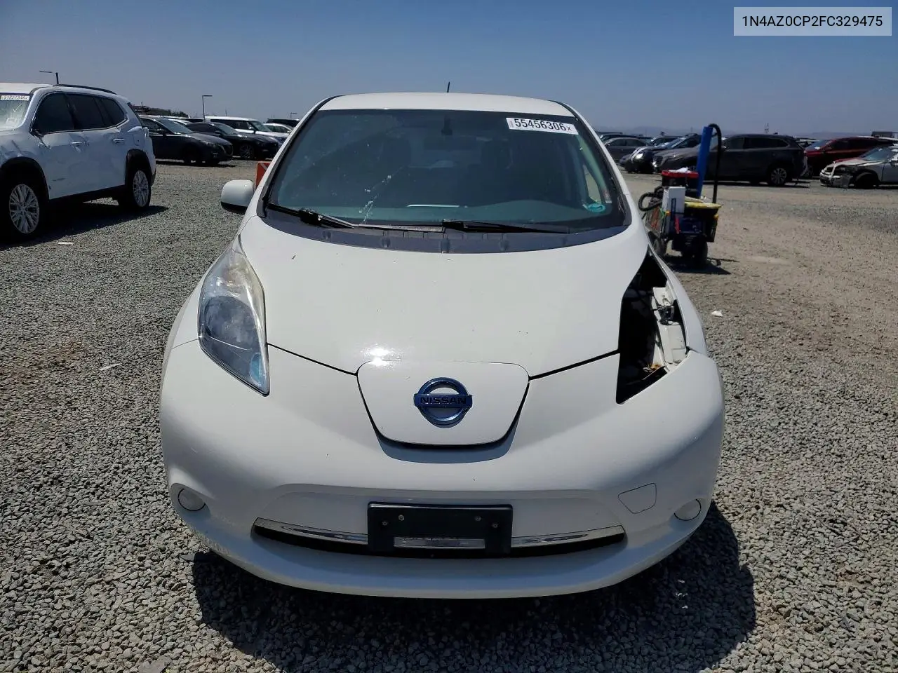 2015 Nissan Leaf S VIN: 1N4AZ0CP2FC329475 Lot: 55456306