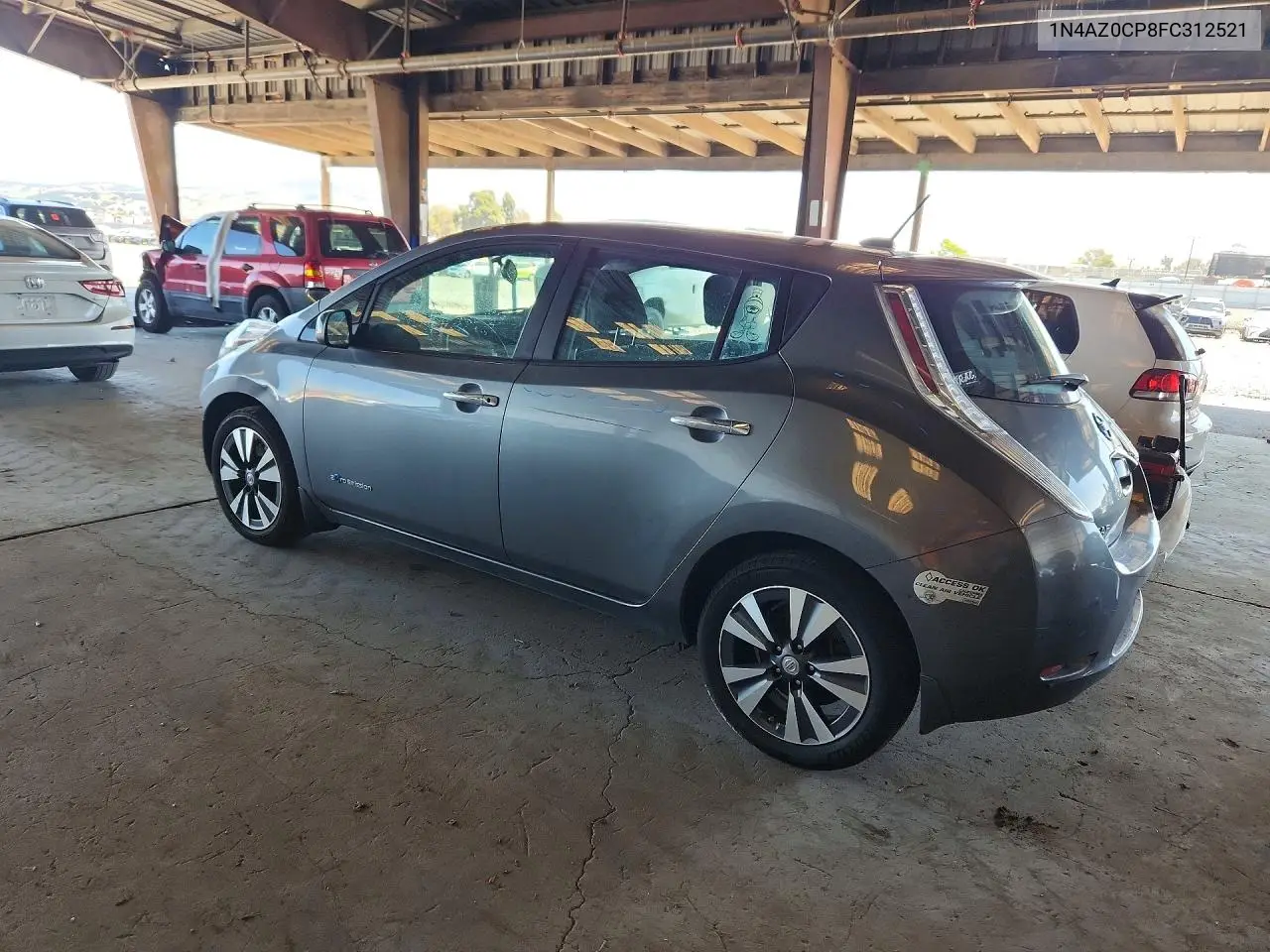 2015 Nissan Leaf Sv VIN: 1N4AZ0CP8FC312521 Lot: 55651466