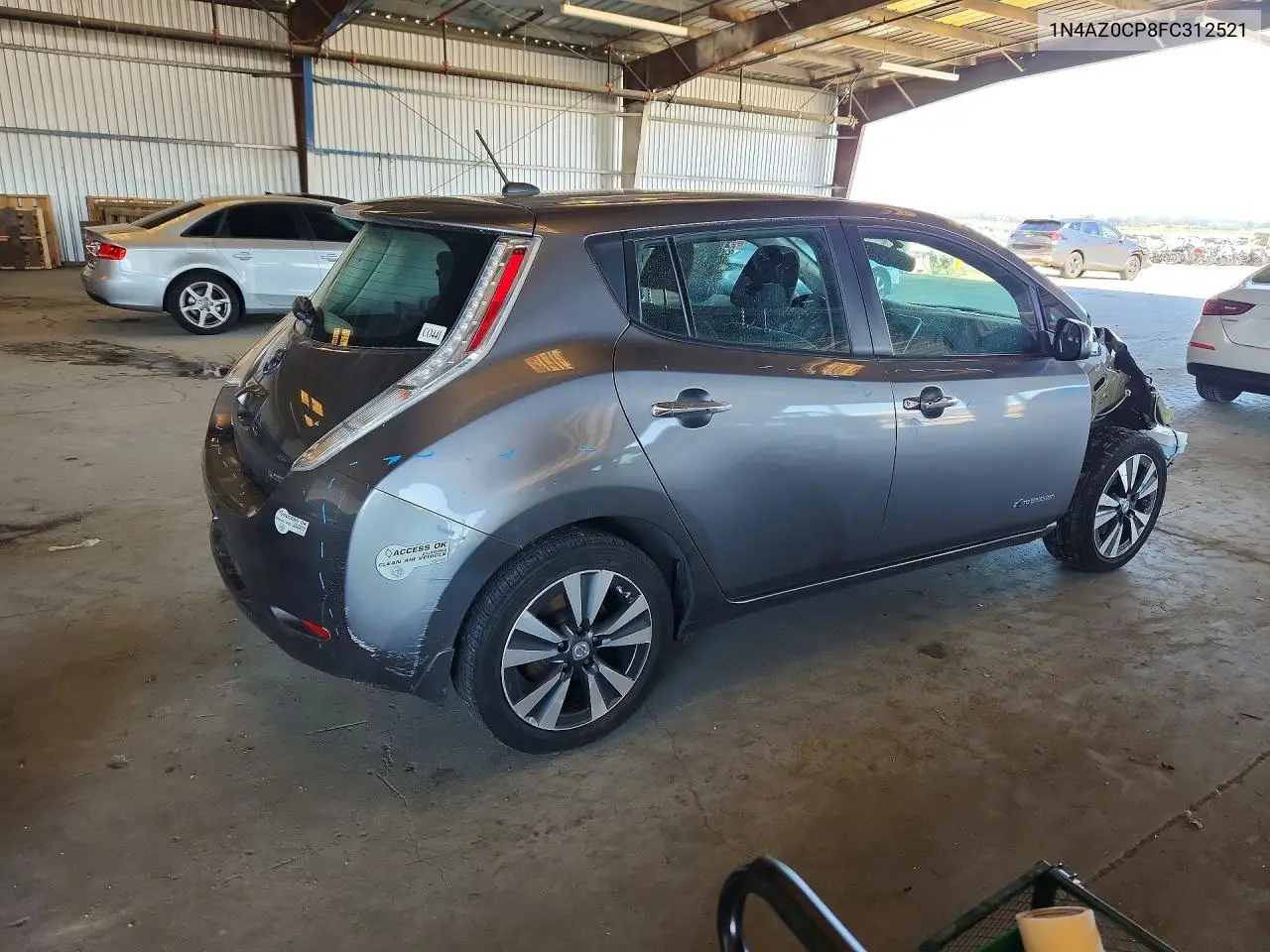 2015 Nissan Leaf Sv VIN: 1N4AZ0CP8FC312521 Lot: 55651466