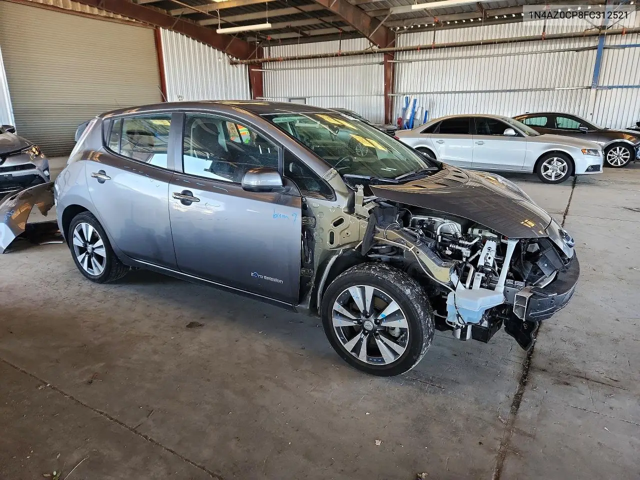 2015 Nissan Leaf Sv VIN: 1N4AZ0CP8FC312521 Lot: 55651466