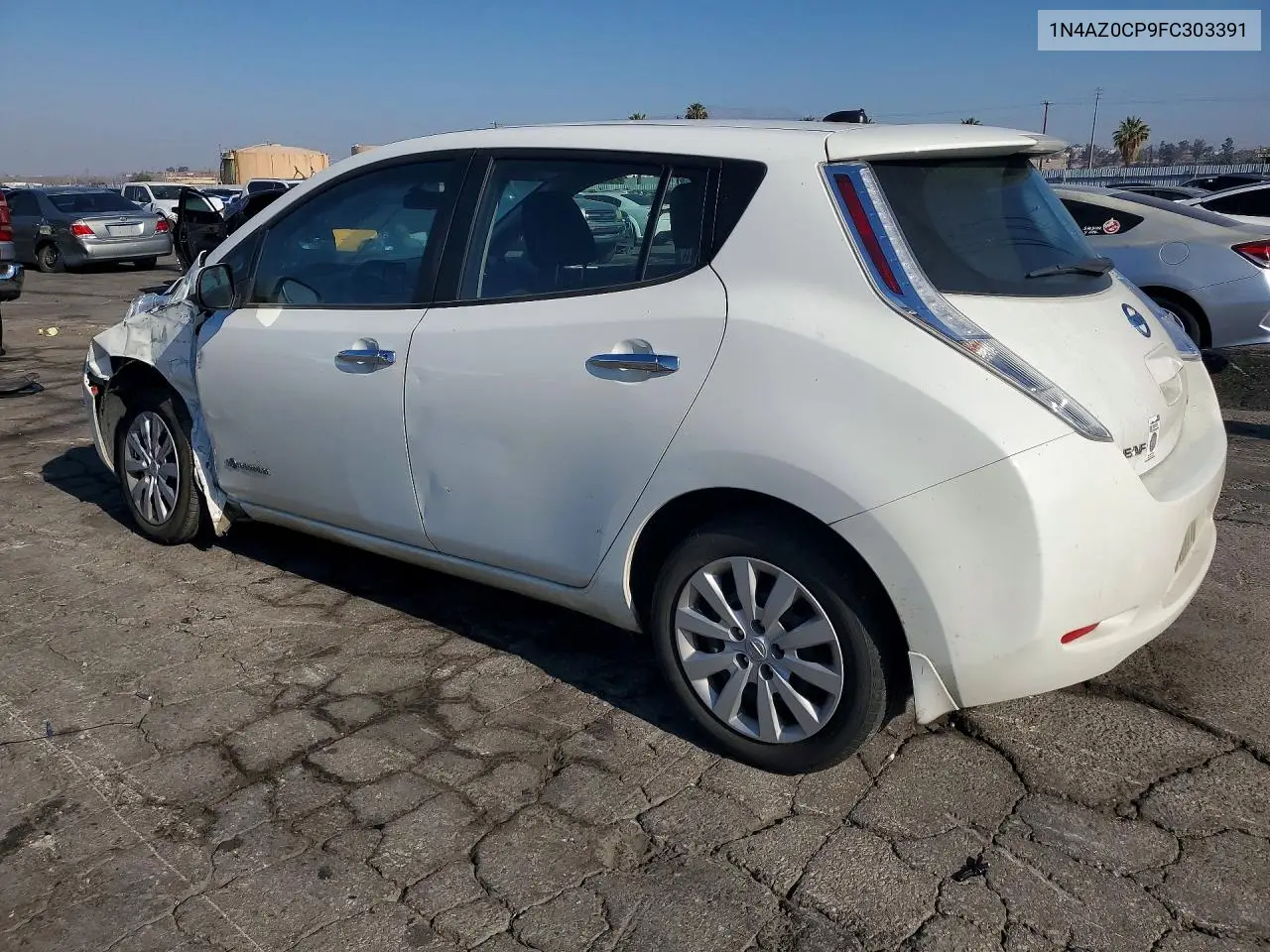 2015 Nissan Leaf S VIN: 1N4AZ0CP9FC303391 Lot: 56264666