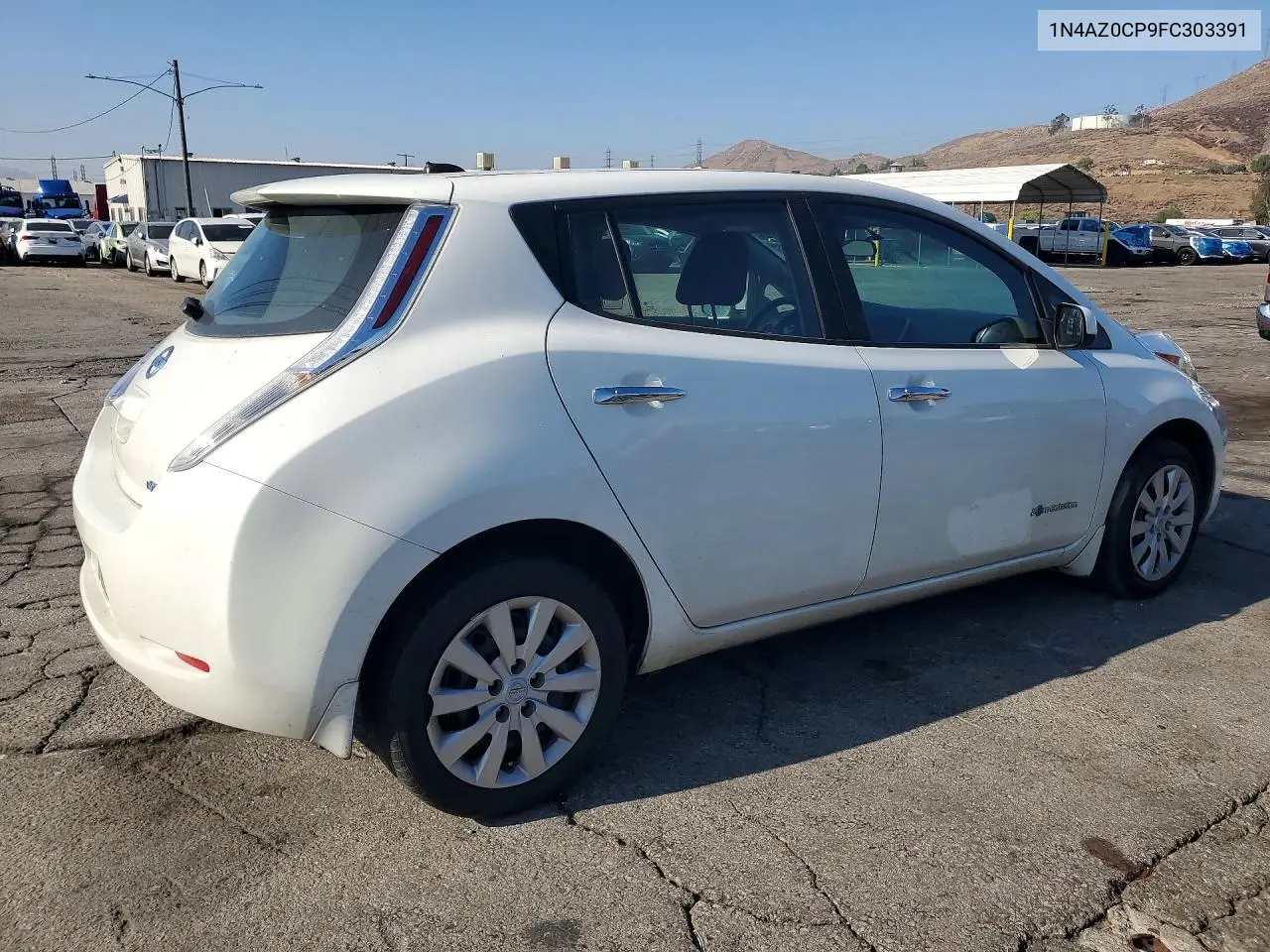 2015 Nissan Leaf S VIN: 1N4AZ0CP9FC303391 Lot: 56264666