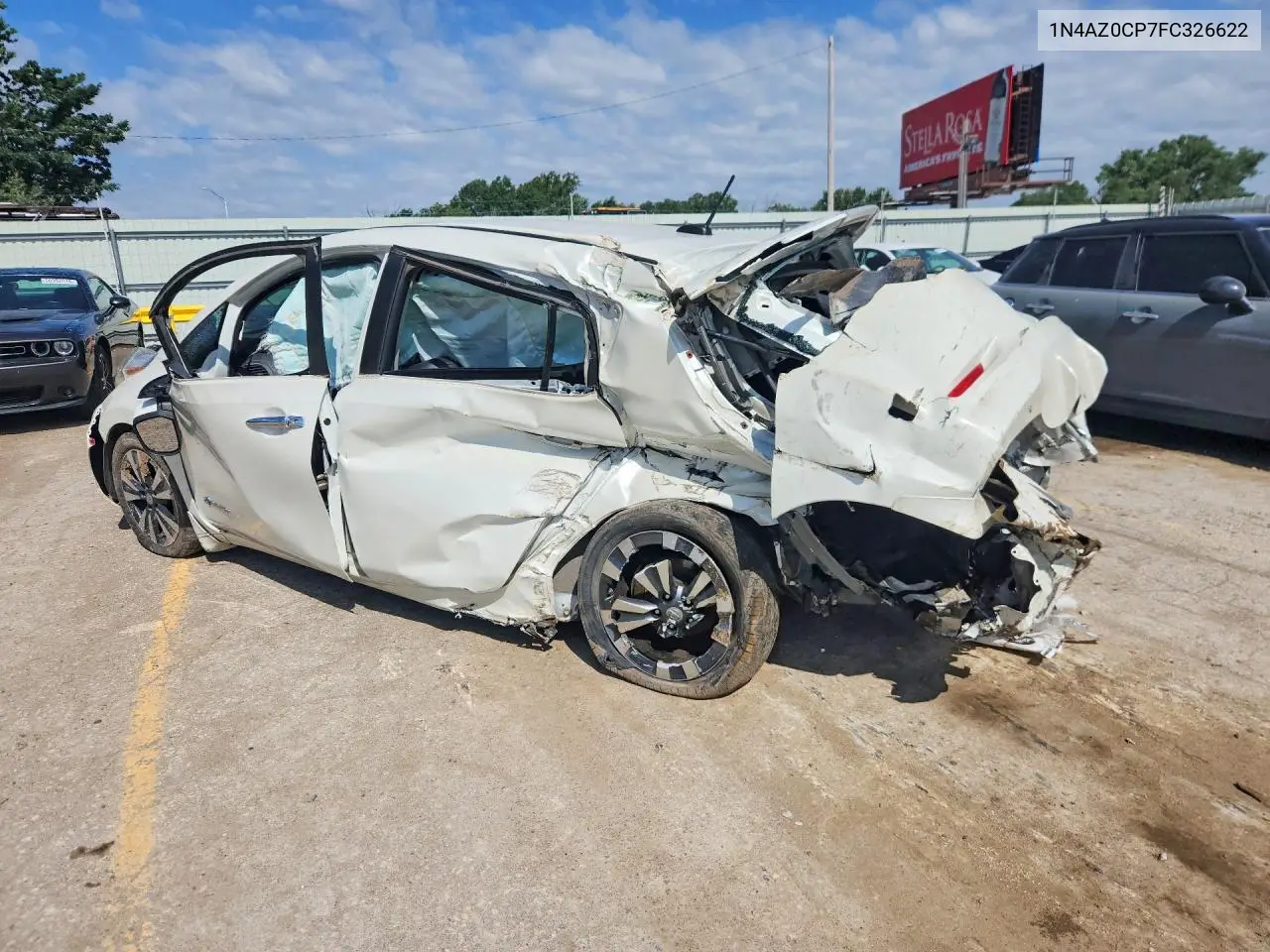 2015 Nissan Leaf Sl VIN: 1N4AZ0CP7FC326622 Lot: 56864406