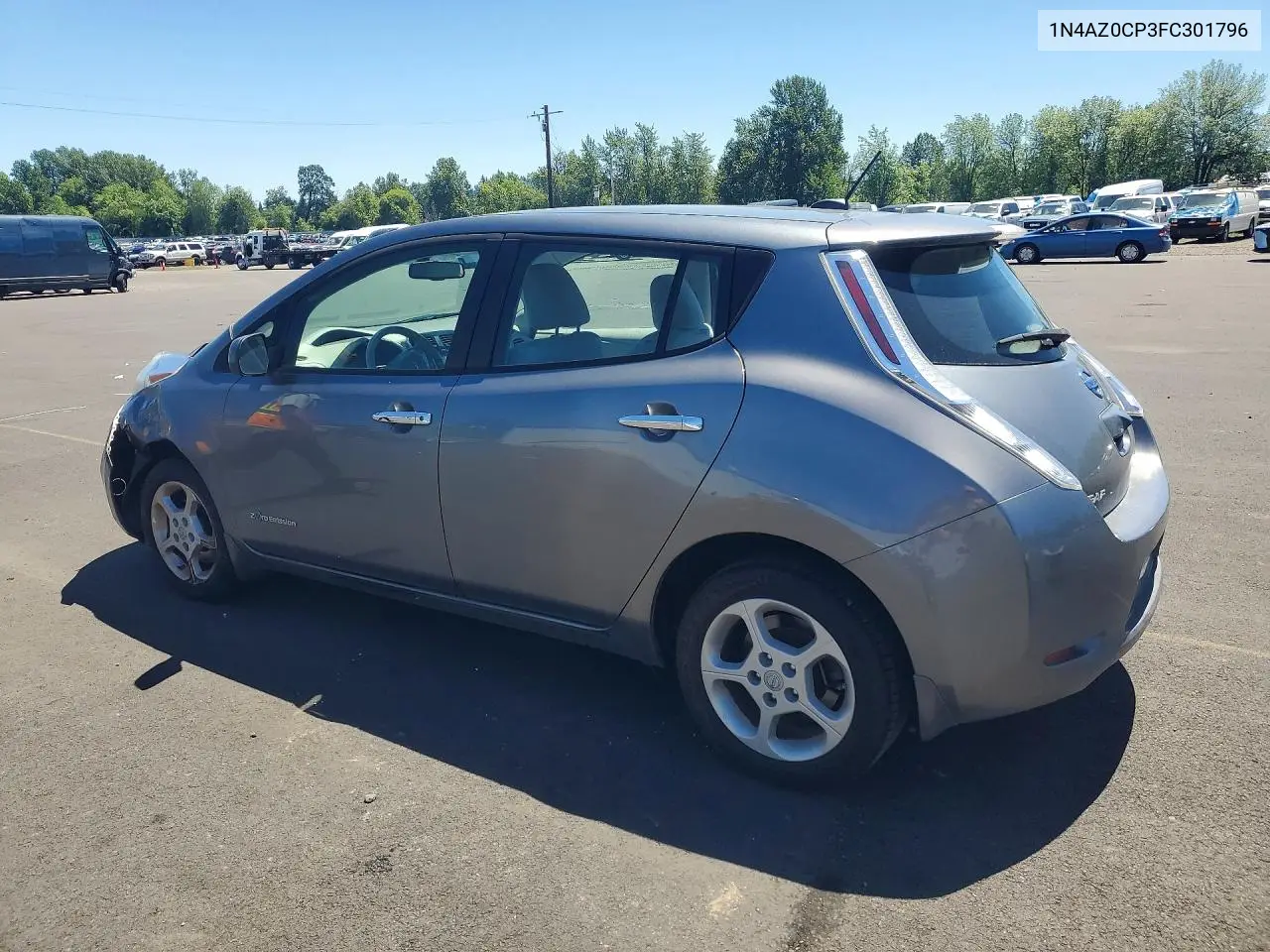 2015 Nissan Leaf Sv VIN: 1N4AZ0CP3FC301796 Lot: 57259326