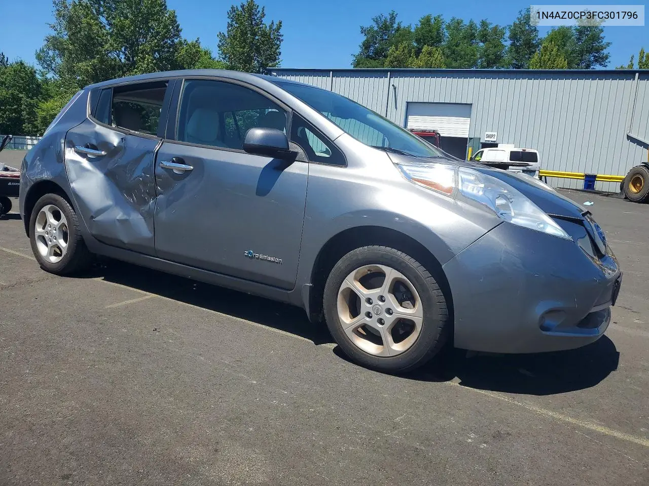 2015 Nissan Leaf Sv VIN: 1N4AZ0CP3FC301796 Lot: 57259326