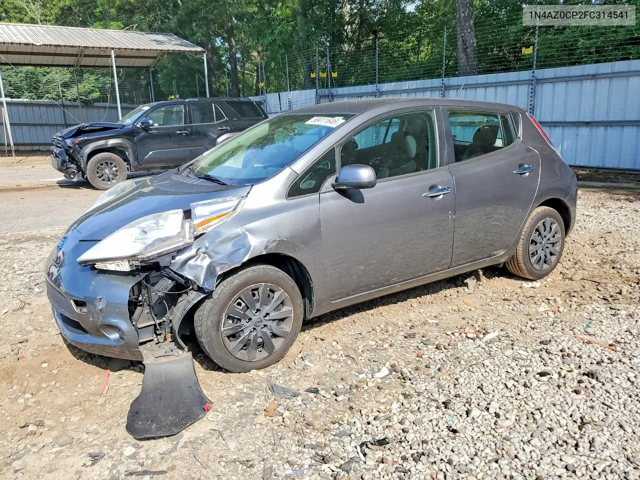 2015 Nissan Leaf S VIN: 1N4AZ0CP2FC314541 Lot: 58411646