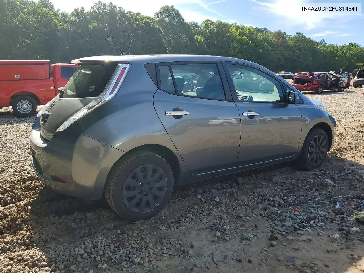 2015 Nissan Leaf S VIN: 1N4AZ0CP2FC314541 Lot: 58411646