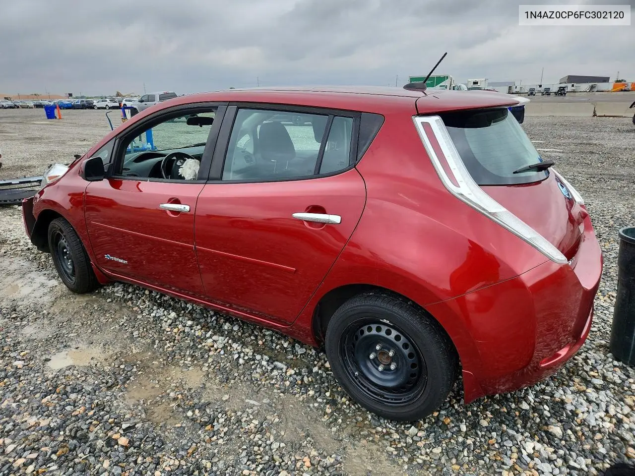 2015 Nissan Leaf S VIN: 1N4AZ0CP6FC302120 Lot: 58748466