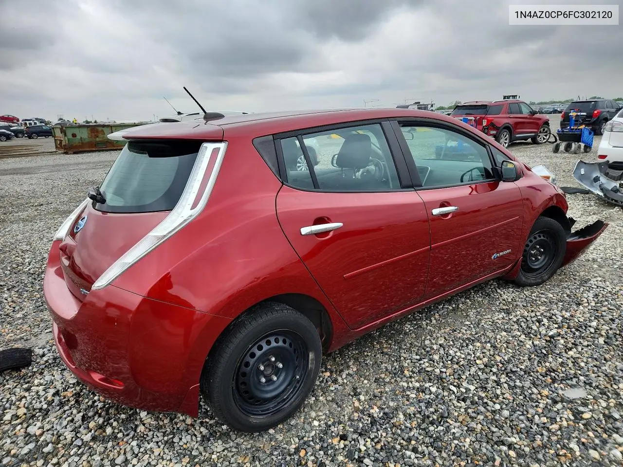 2015 Nissan Leaf S VIN: 1N4AZ0CP6FC302120 Lot: 58748466