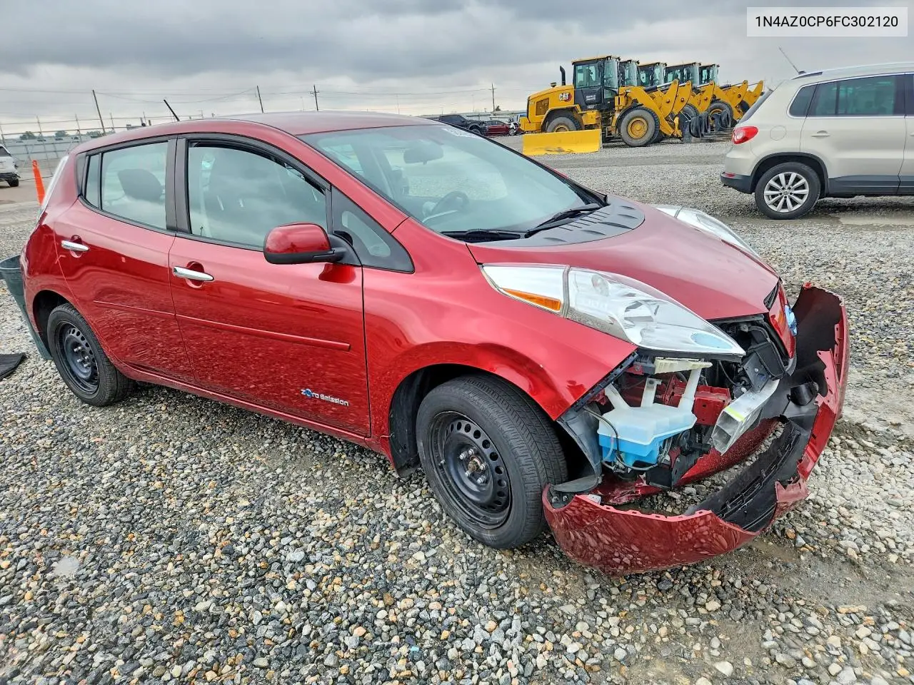 2015 Nissan Leaf S VIN: 1N4AZ0CP6FC302120 Lot: 58748466