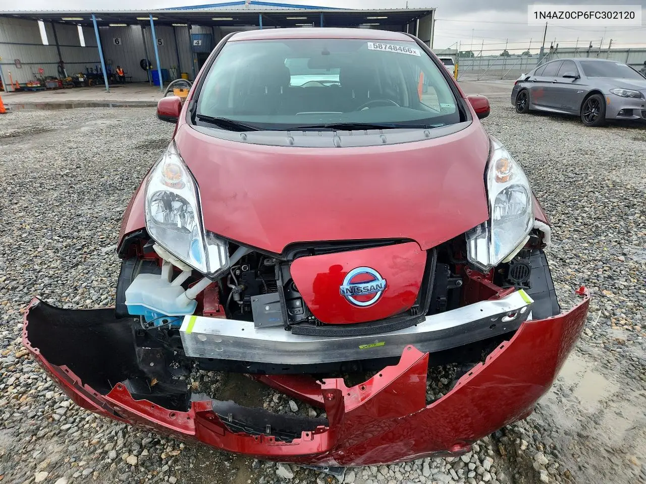 2015 Nissan Leaf S VIN: 1N4AZ0CP6FC302120 Lot: 58748466