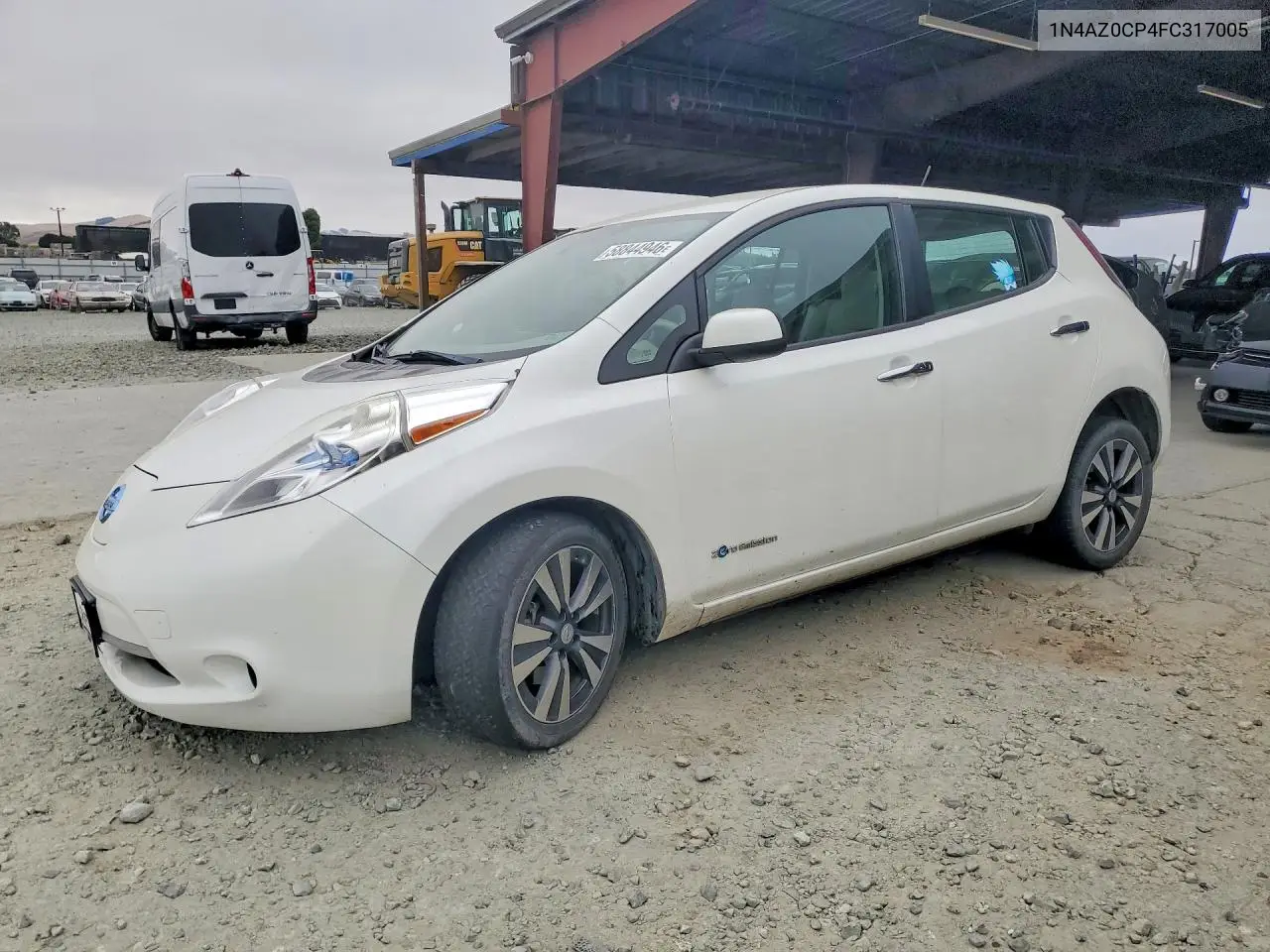 2015 Nissan Leaf S VIN: 1N4AZ0CP4FC317005 Lot: 58844946