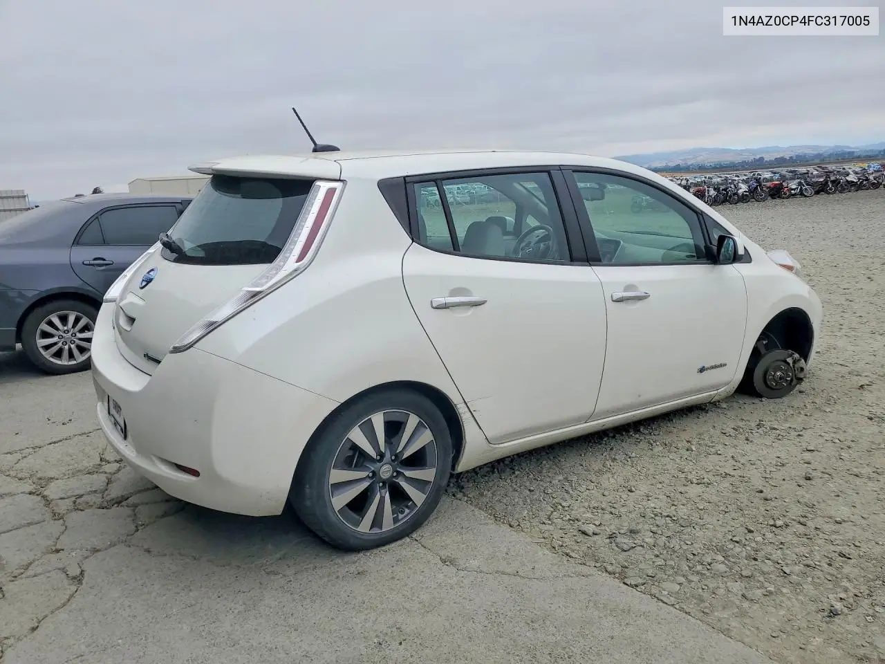 2015 Nissan Leaf S VIN: 1N4AZ0CP4FC317005 Lot: 58844946