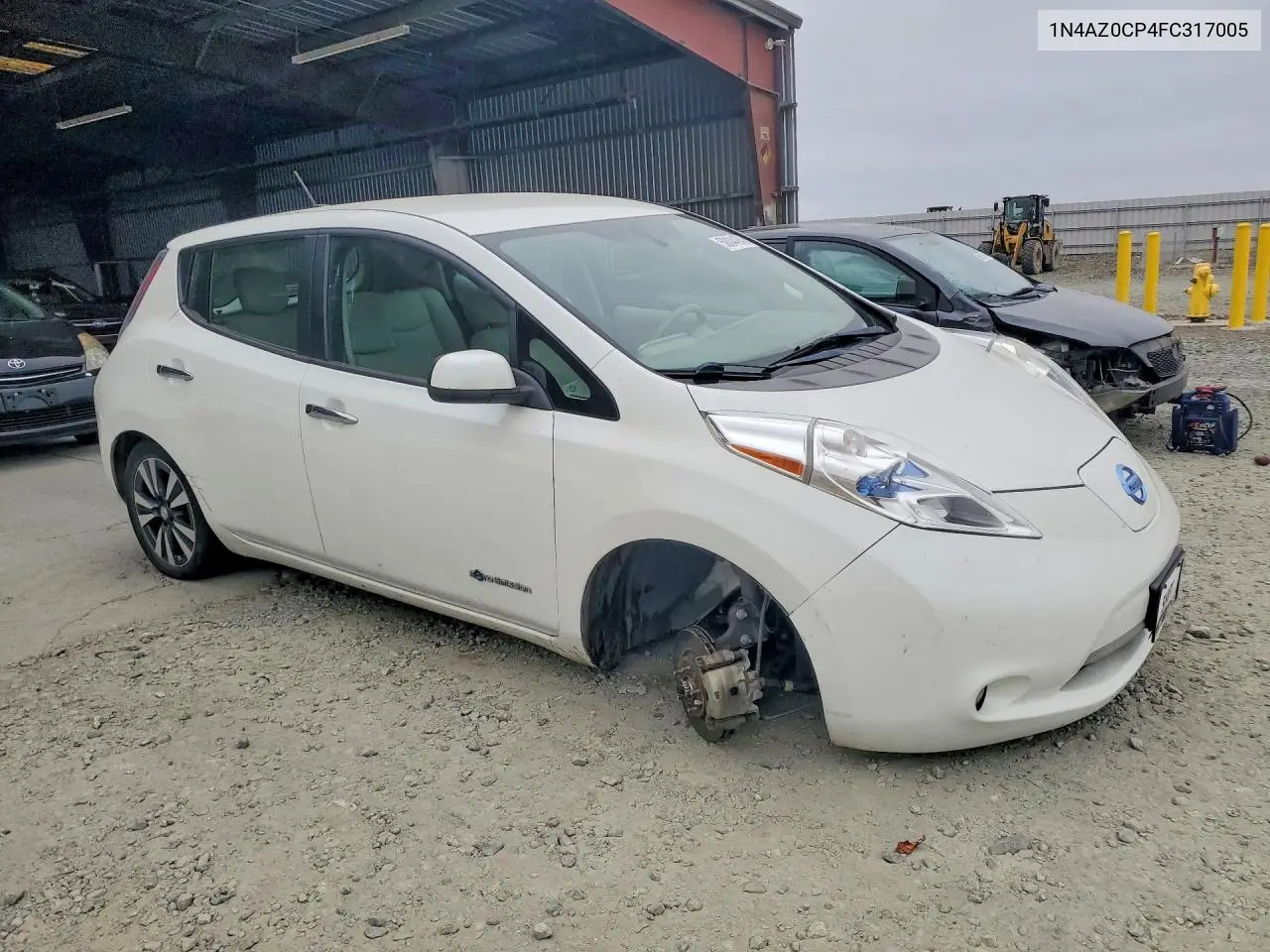 2015 Nissan Leaf S VIN: 1N4AZ0CP4FC317005 Lot: 58844946