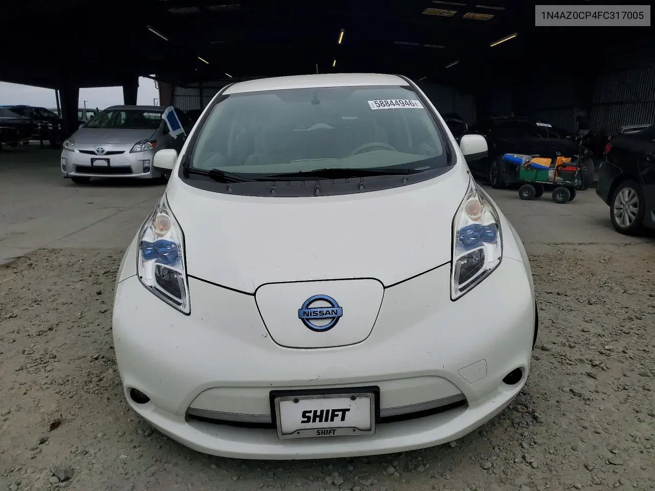 2015 Nissan Leaf S VIN: 1N4AZ0CP4FC317005 Lot: 58844946