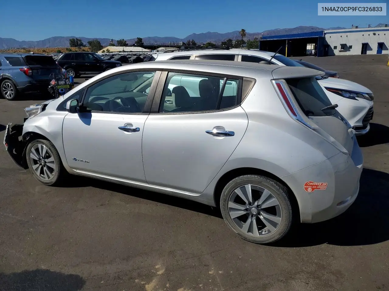 2015 Nissan Leaf Sv VIN: 1N4AZ0CP9FC326833 Lot: 60044926