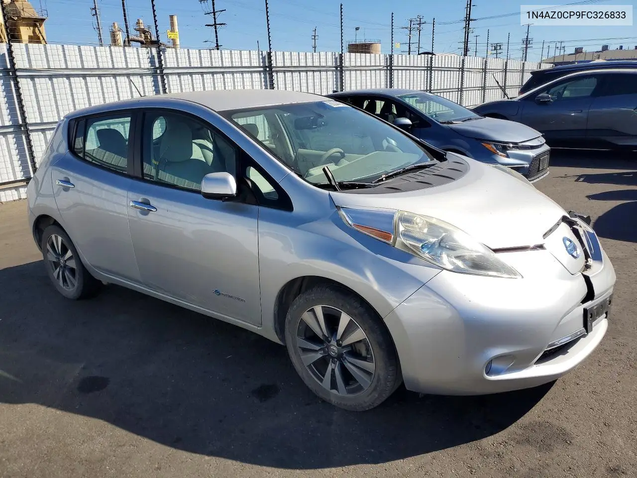 2015 Nissan Leaf Sv VIN: 1N4AZ0CP9FC326833 Lot: 60044926