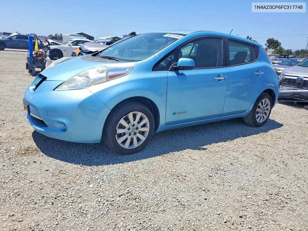 2015 Nissan Leaf S VIN: 1N4AZ0CP6FC317748 Lot: 60676166