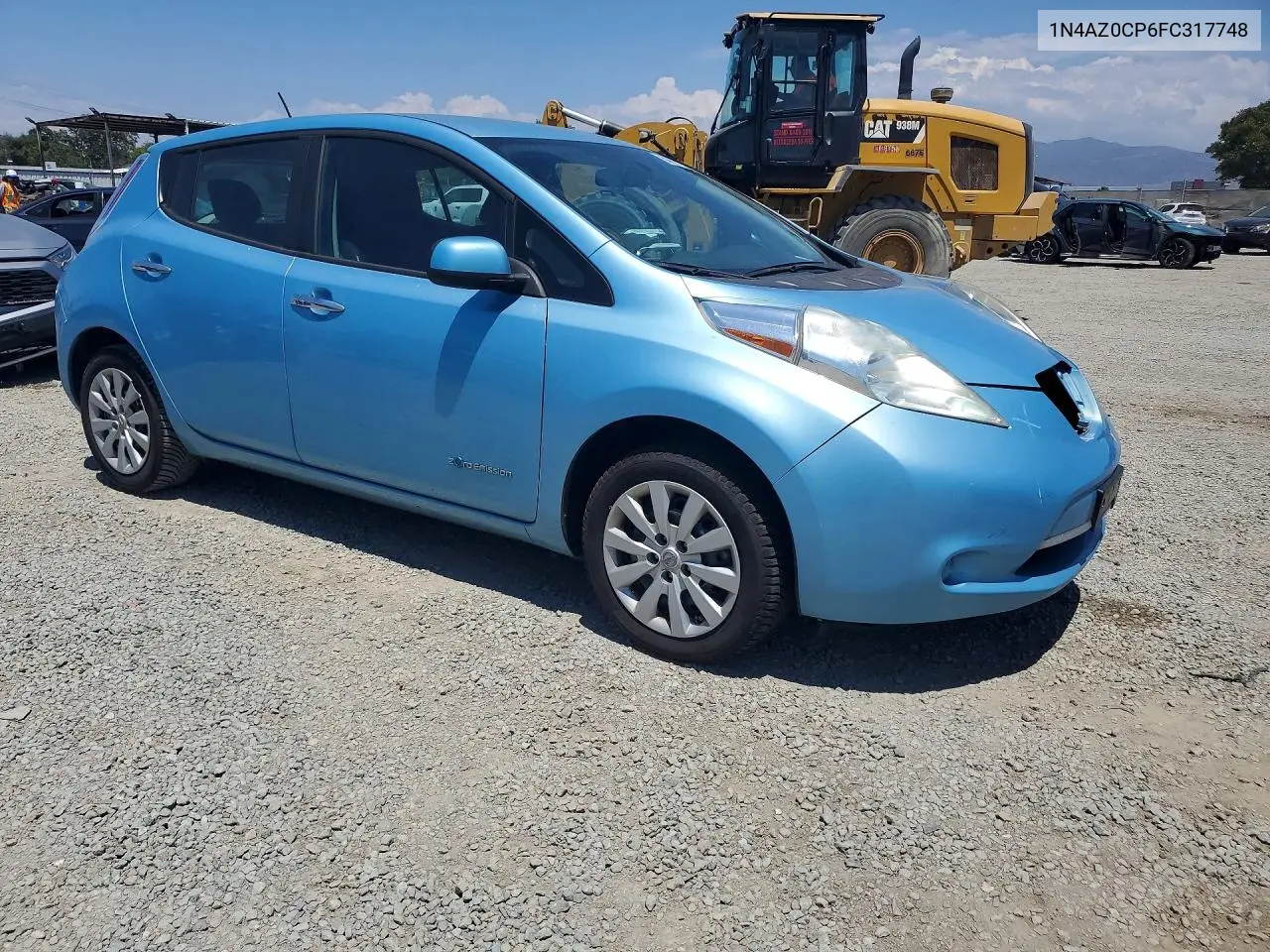 2015 Nissan Leaf S VIN: 1N4AZ0CP6FC317748 Lot: 60676166