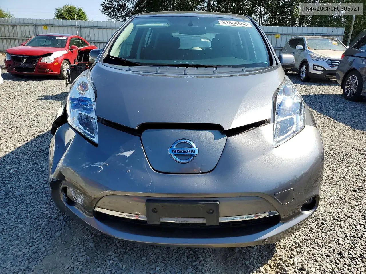 2015 Nissan Leaf Sv VIN: 1N4AZ0CP0FC305921 Lot: 61064456