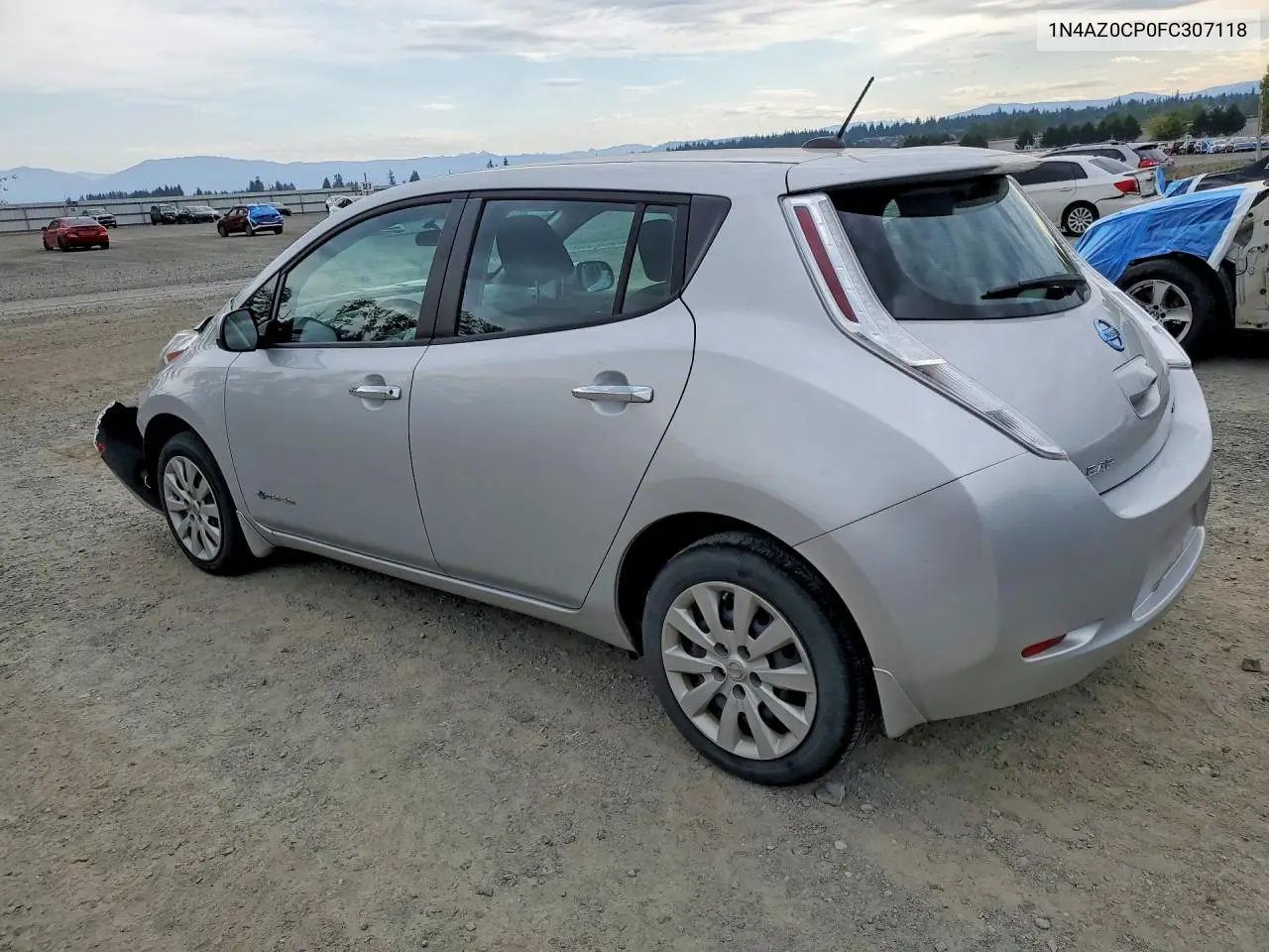 2015 Nissan Leaf S VIN: 1N4AZ0CP0FC307118 Lot: 61182966