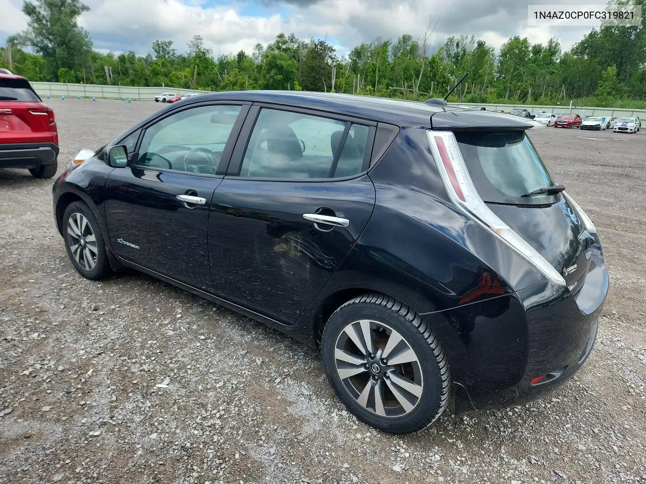 2015 Nissan Leaf Sv VIN: 1N4AZ0CP0FC319821 Lot: 61849756