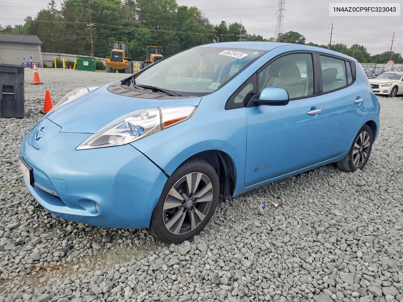 2015 Nissan Leaf Sv VIN: 1N4AZ0CP9FC323043 Lot: 85623415