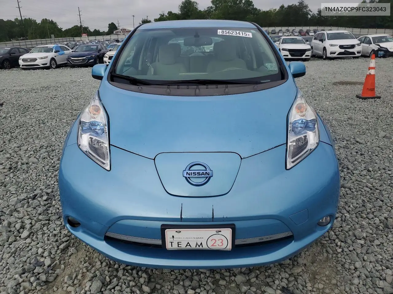 2015 Nissan Leaf Sv VIN: 1N4AZ0CP9FC323043 Lot: 85623415