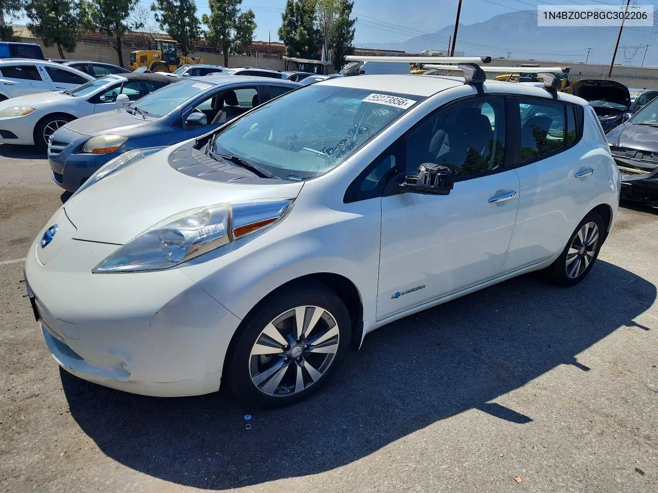 2016 Nissan Leaf Sv VIN: 1N4BZ0CP8GC302206 Lot: 56073856