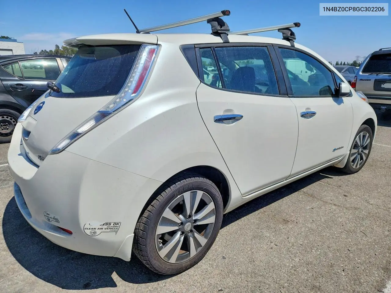 2016 Nissan Leaf Sv VIN: 1N4BZ0CP8GC302206 Lot: 56073856
