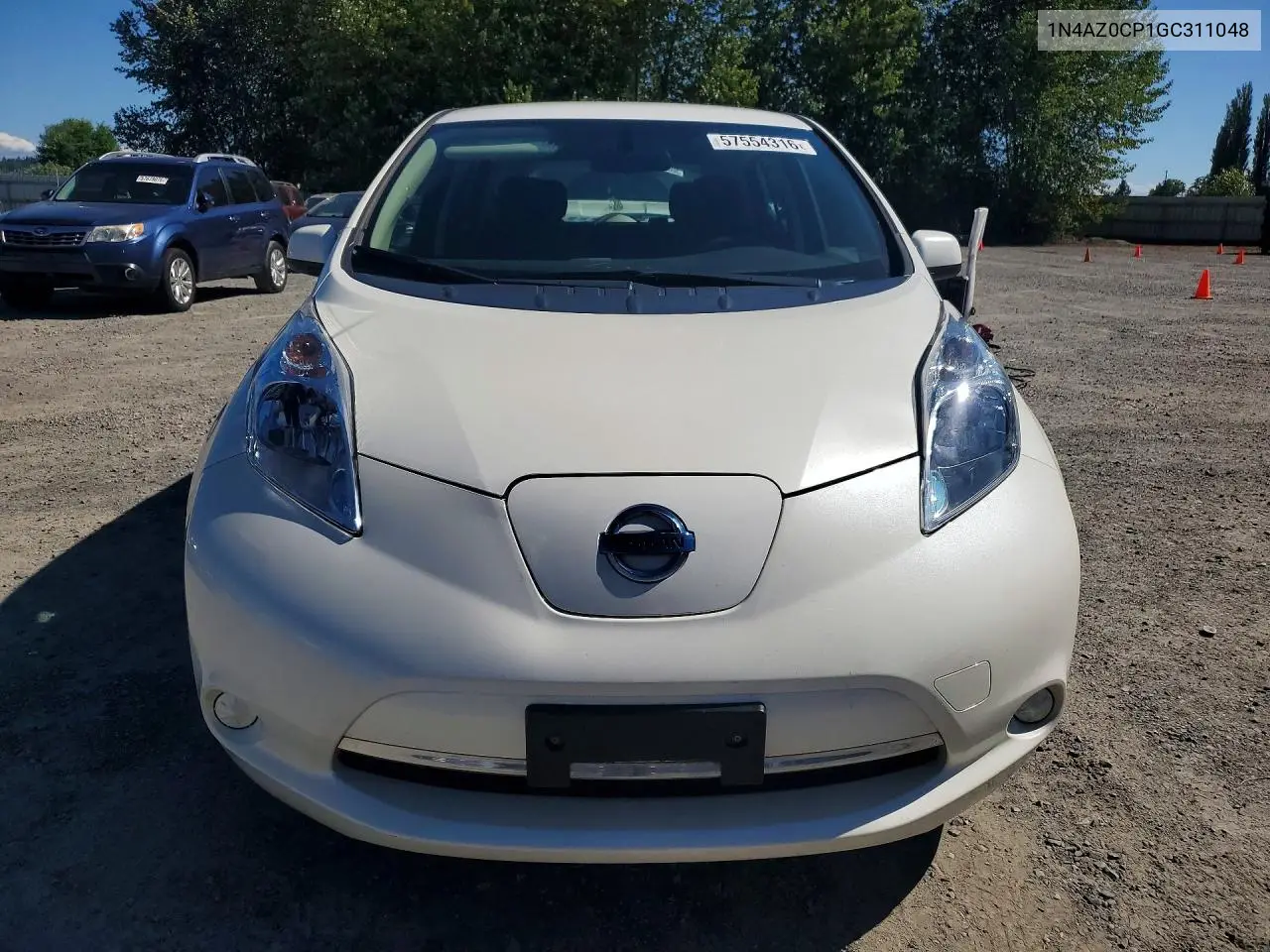 2016 Nissan Leaf S VIN: 1N4AZ0CP1GC311048 Lot: 57554316