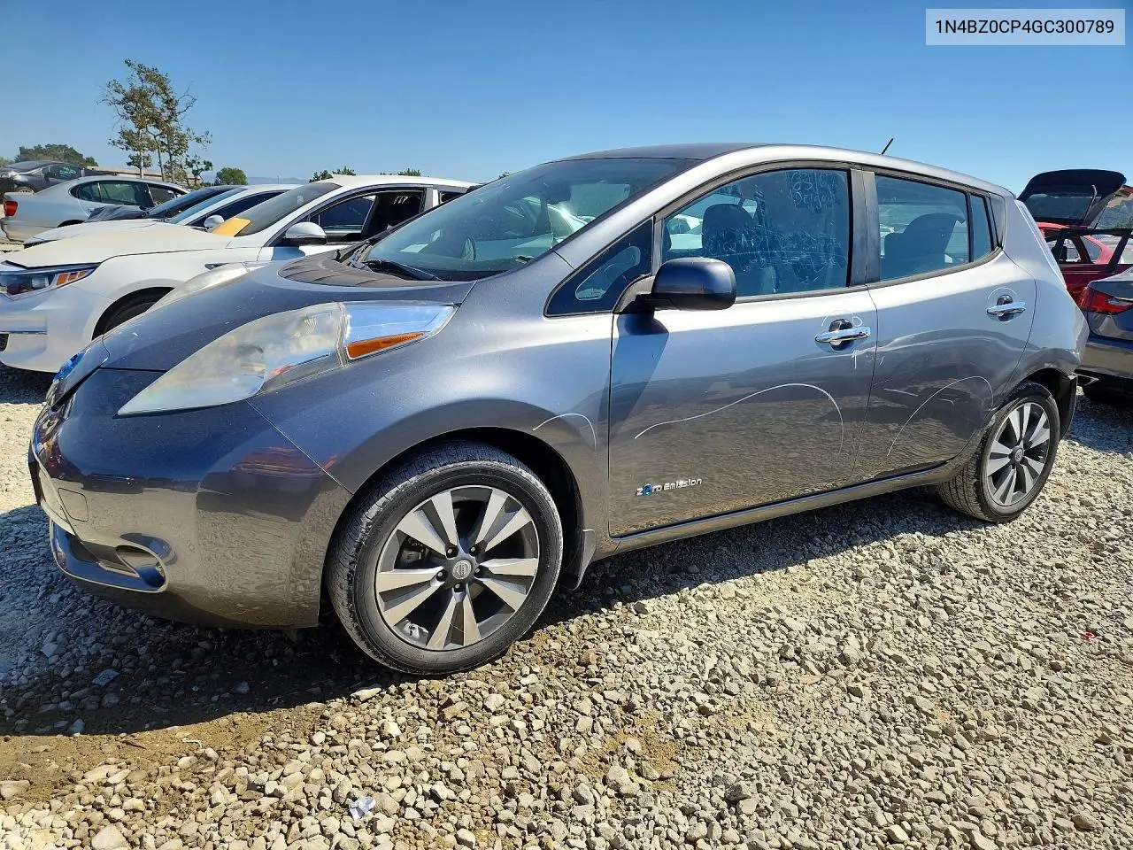2016 Nissan Leaf Sv VIN: 1N4BZ0CP4GC300789 Lot: 57670526